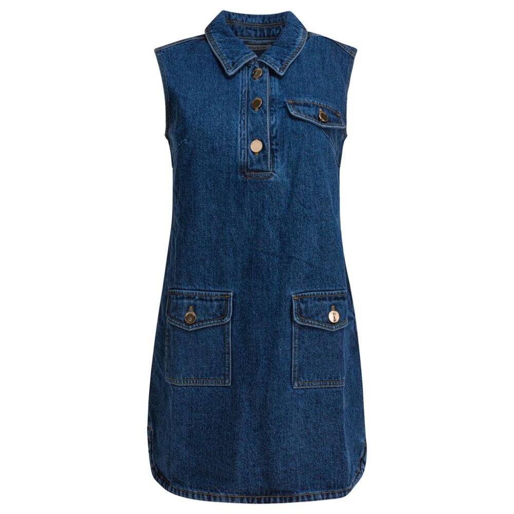 Self-Portrait Short Denim Dress tag size 8 Women